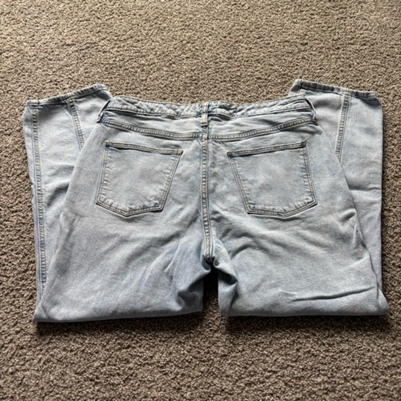 Universal Thread Jeans High Rise Slim Straight Front Seams Light Sz 14 Y2K Pants - Picture 11 of 14